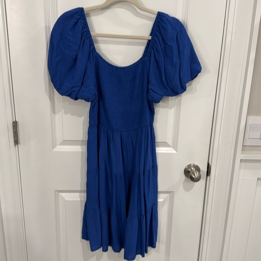 Royal blue, medium dress